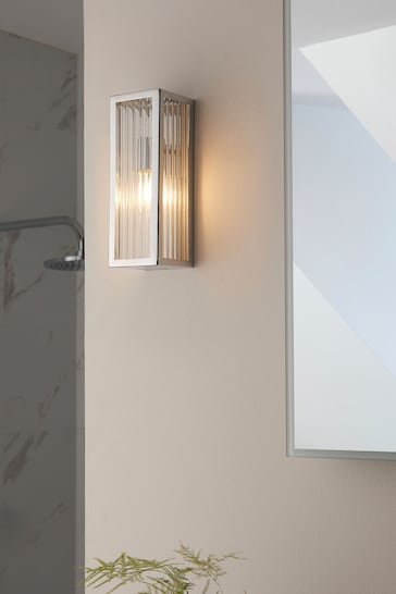 Gallery Home Chrome Bancroft 1 Bulb Bathroom Wall Light