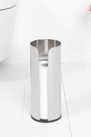 Brabantia Chrome ReNew Toilet Roll Dispenser Stand