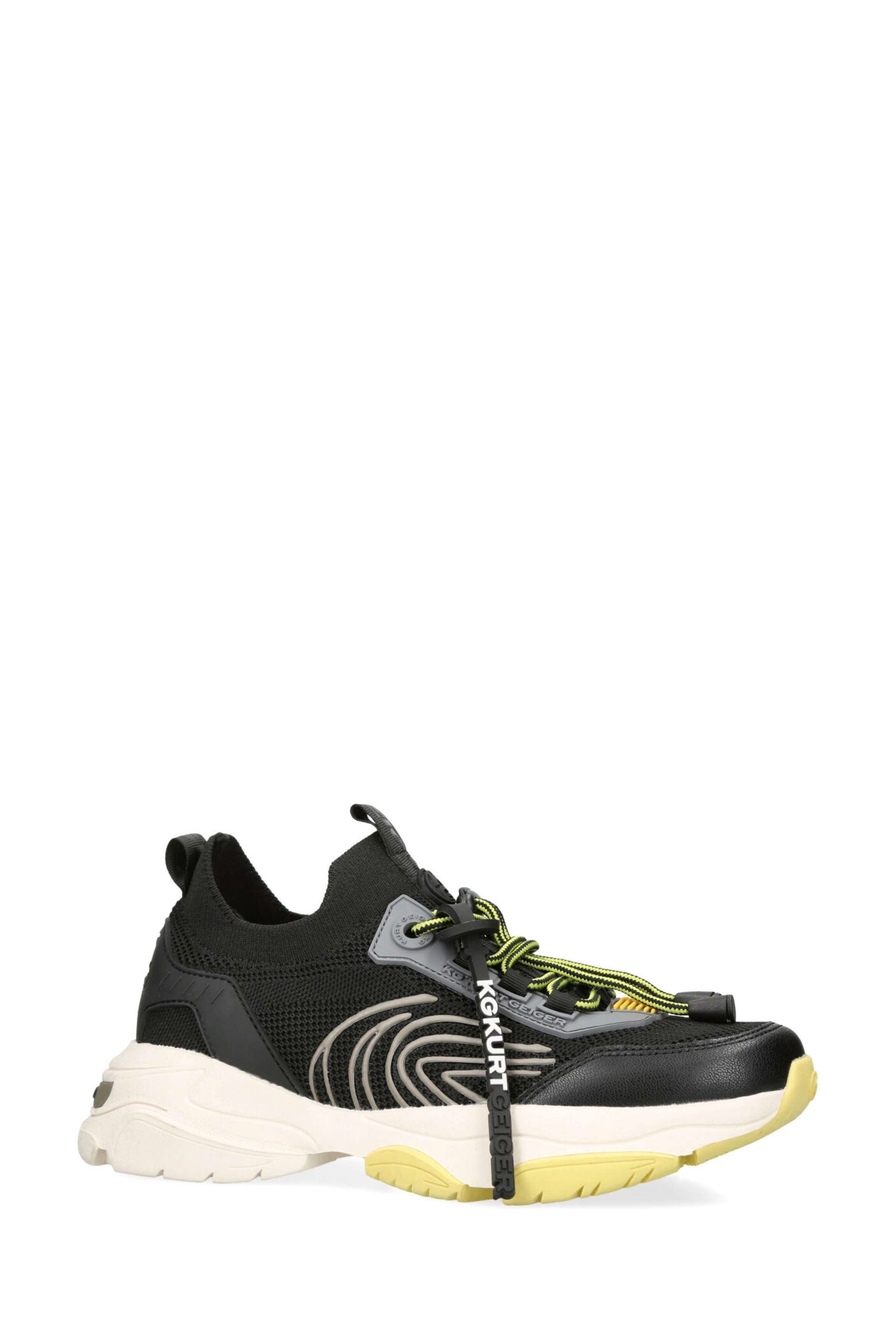 Kurt geiger black and gold trainers 2025