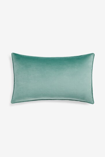 Teal Blue 40 x 59cm Matte Velvet Cushion