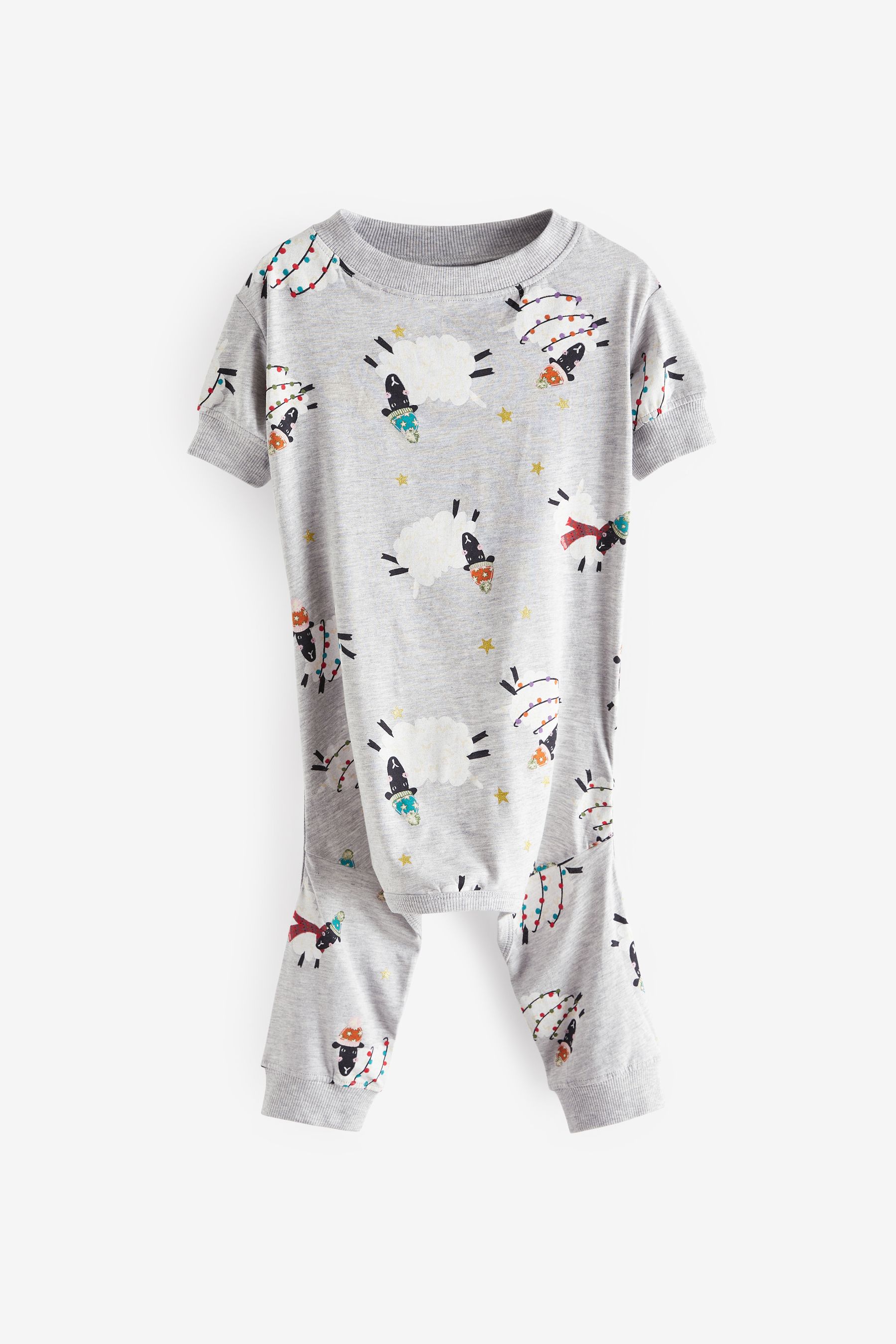 Grey Sheep Matching Family Pet Jersey Pyjamas