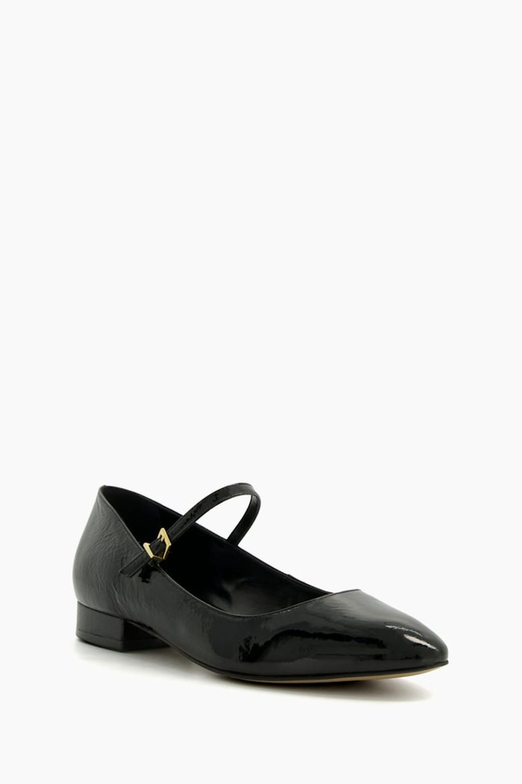 Buy Dune London Hipplie Flat Mary Jane Cream Shoes from the Next