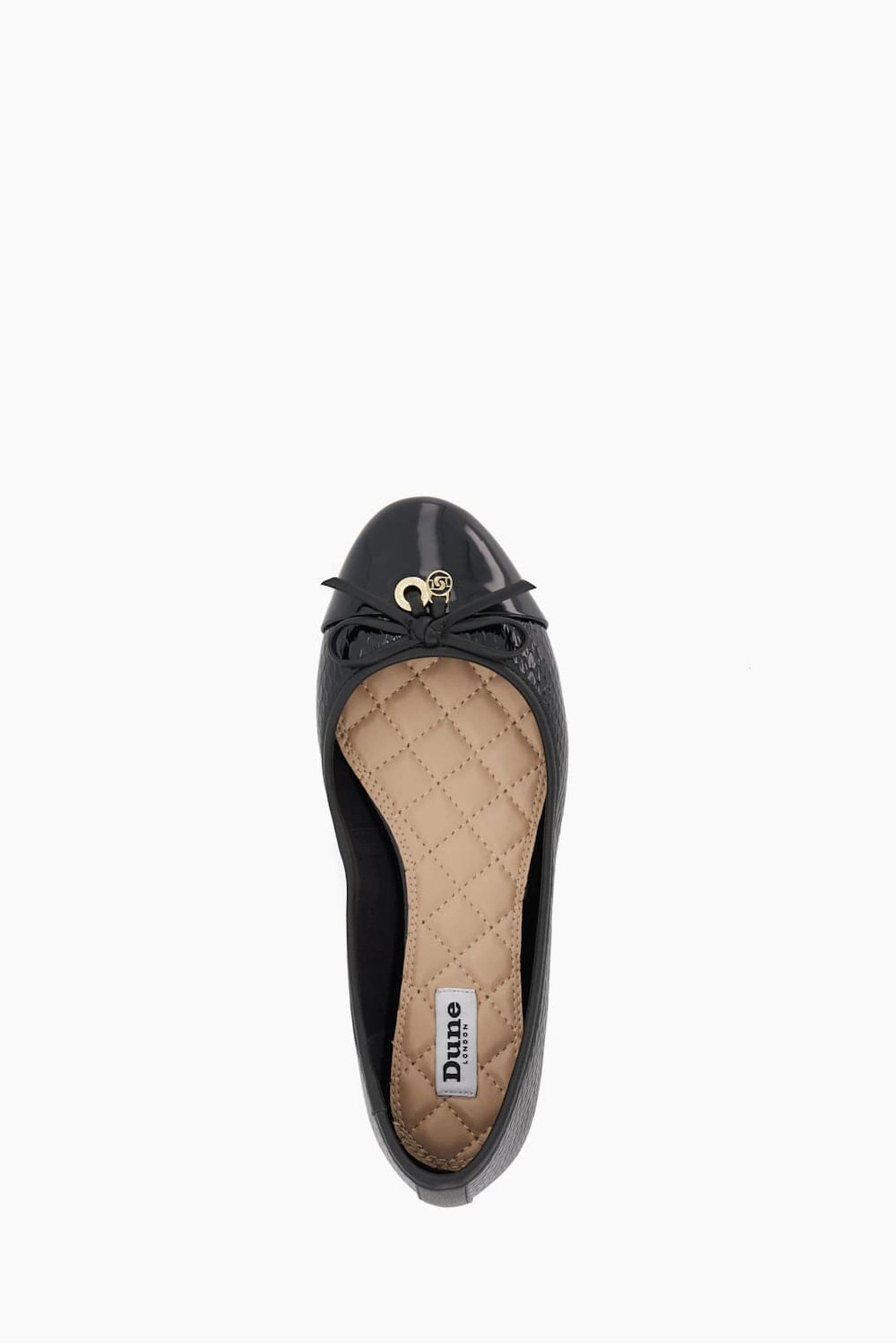 Dune black online ballet pumps