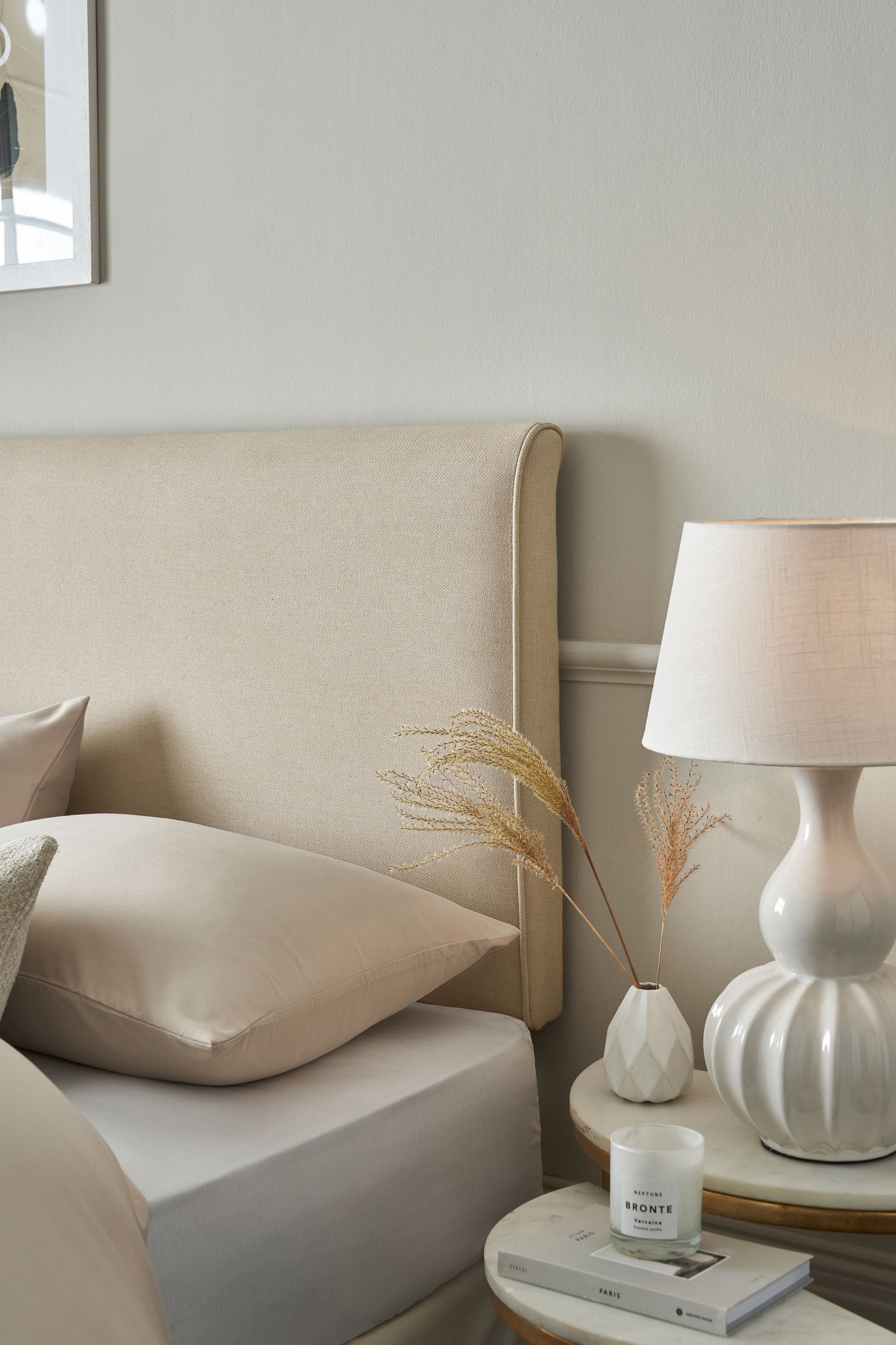 Tweed headboard discount