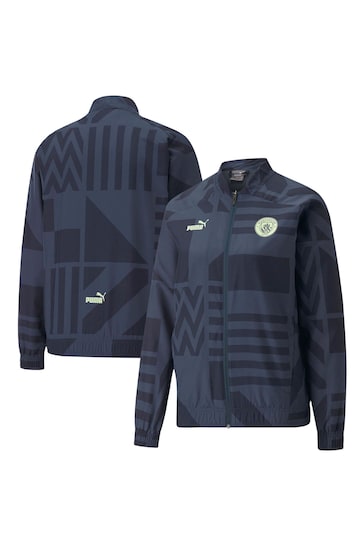 Puma Blue Manchester City Pre Match Jacket