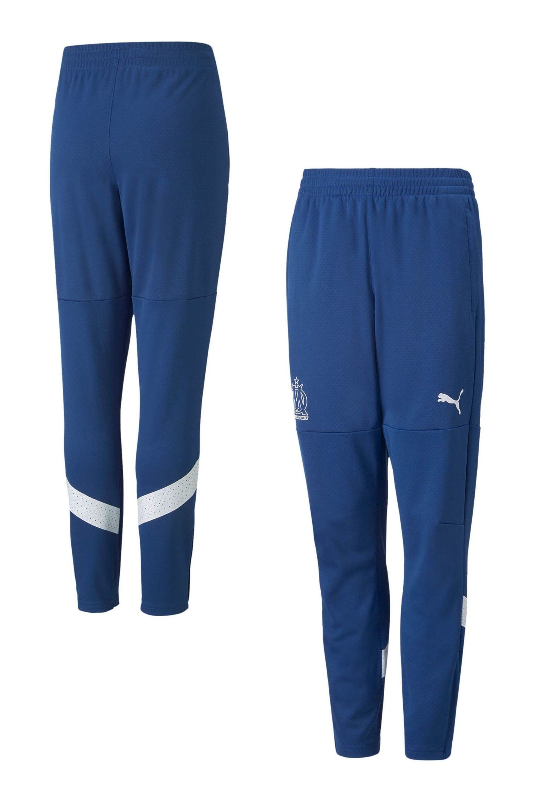 Mens blue outlet puma joggers