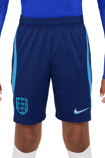 Nike Blue England Strike Shorts Kids