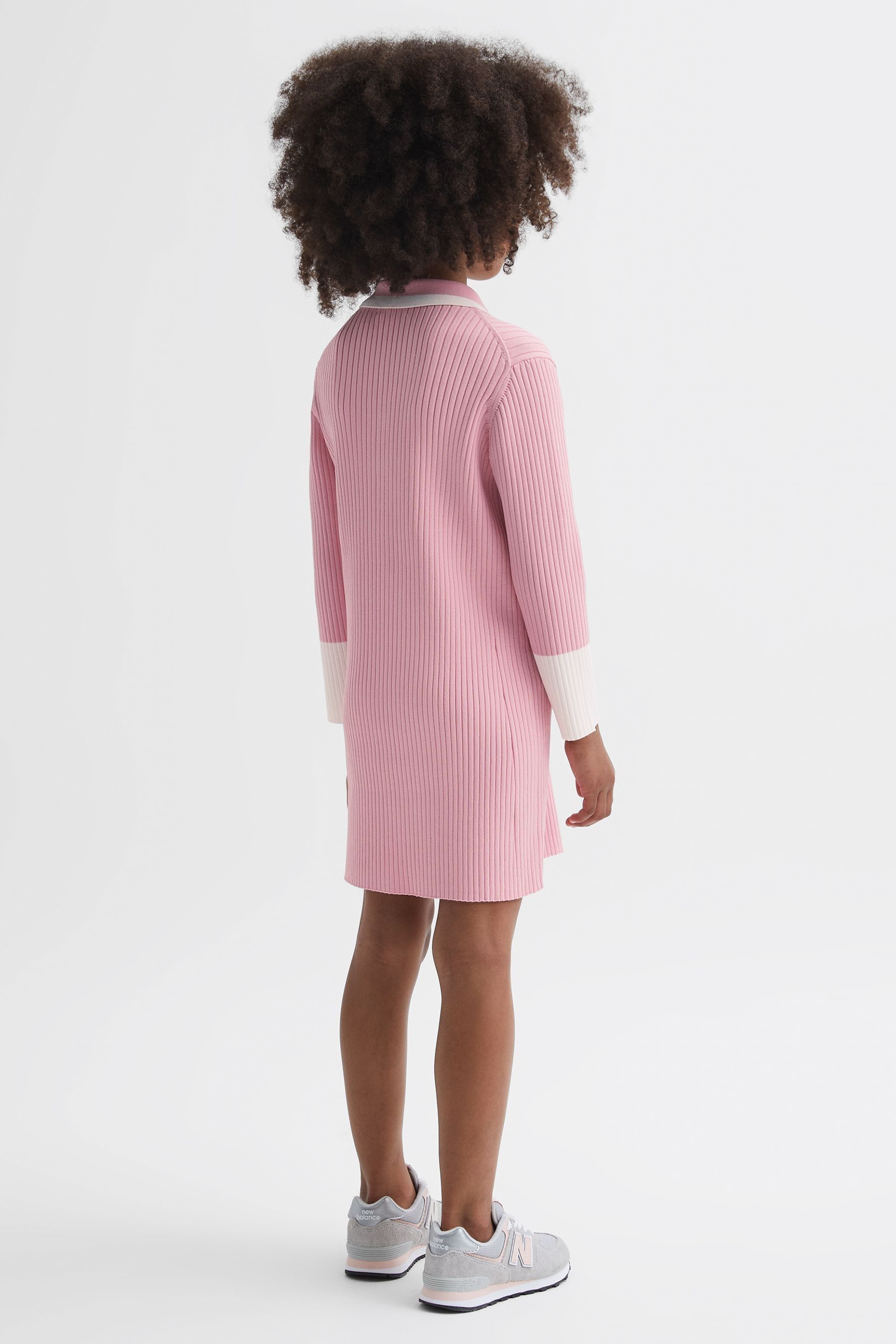Buy Reiss Pink Sammy Junior Knitted Polo Dress from the Next UK