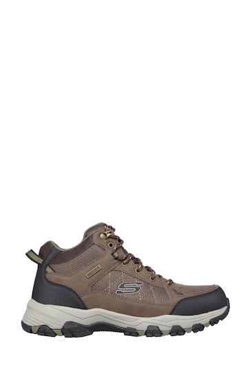 Skechers Brown Selmen Melano Mens Hiking Boots