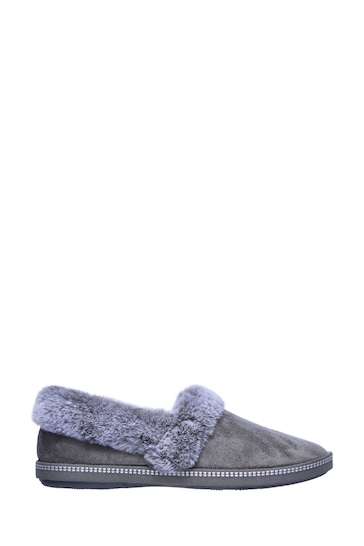 Skechers Grey Cosy Campfire Team Toasty Womens Slippers