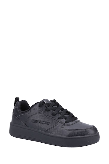 Skechers Black Sport Court 92 School Shoes