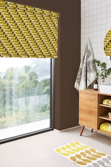 Orla Kiely Yellow Dog Show Made to Measure Roller Blinds