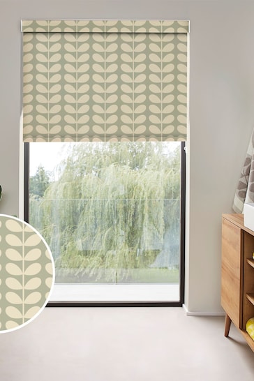Orla Kiely Pebble Solid Stem Made to Measure Roller Blinds