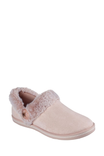Skechers Pink Cosy Campfire Fresh Toast Womens Slippers
