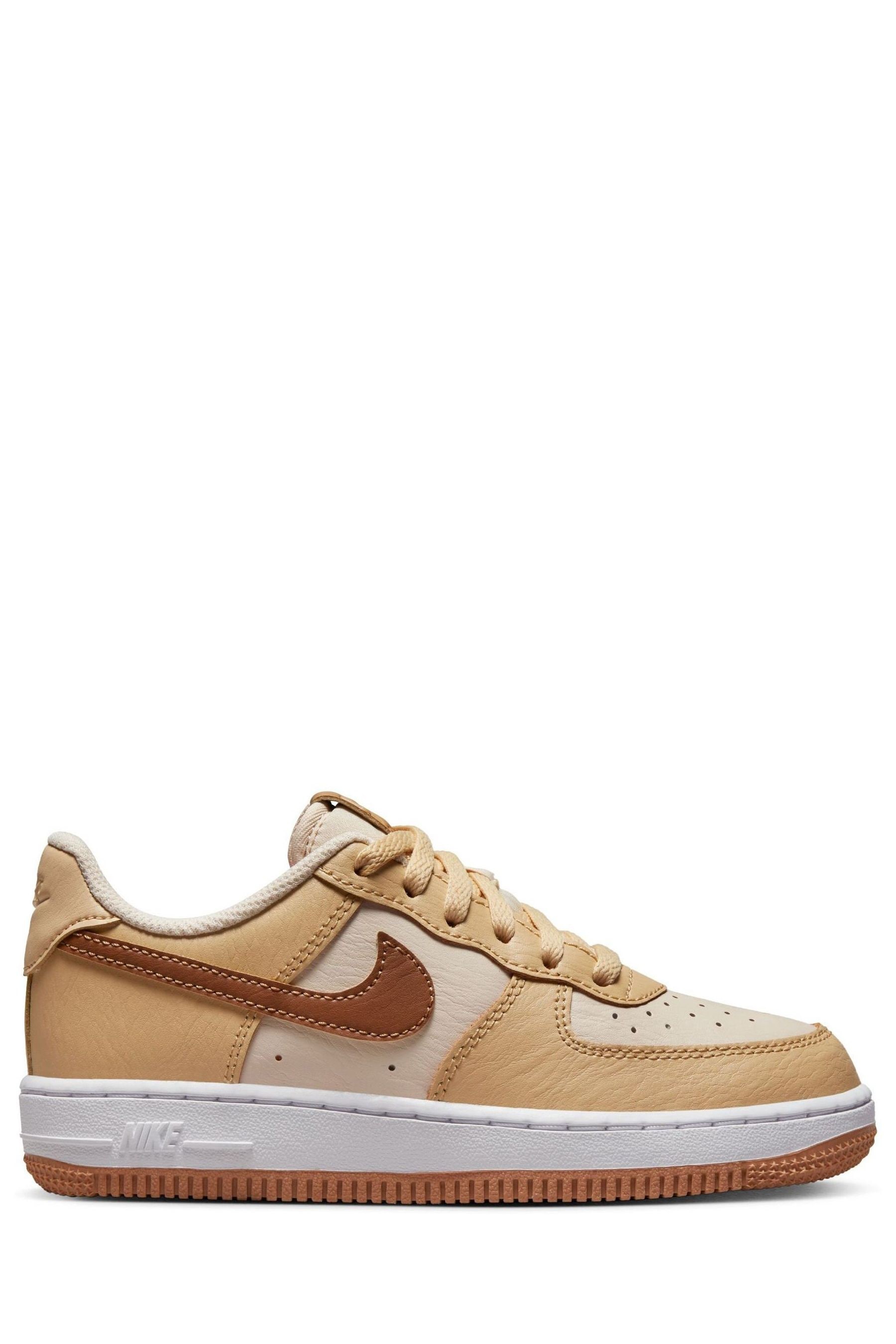 Beige air cheap force 1 junior