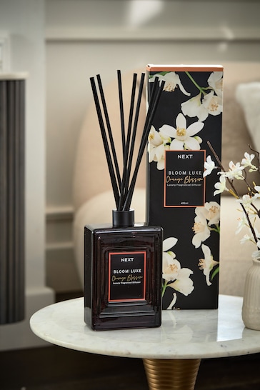Bloom Luxe Orange Blossom Luxury 400ml Fragranced Reed Diffuser
