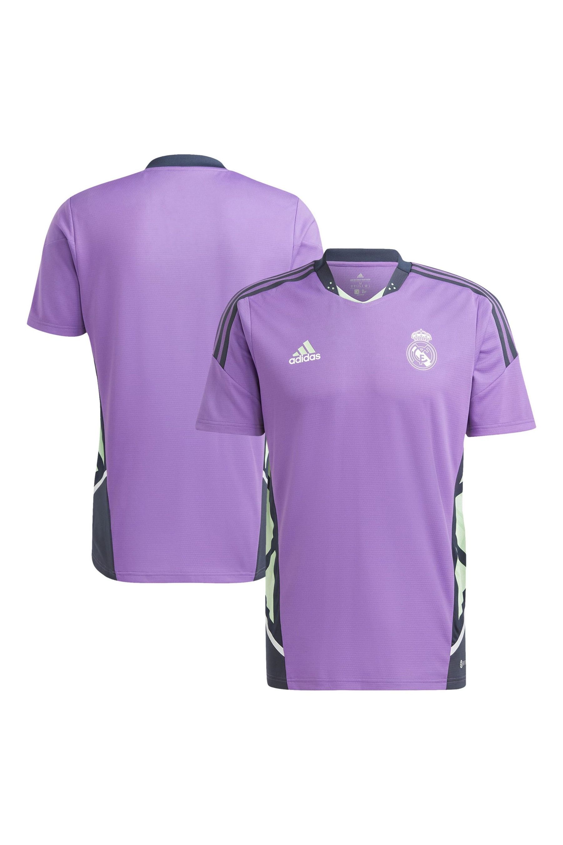 Men's adidas purple real madrid originals jersey online
