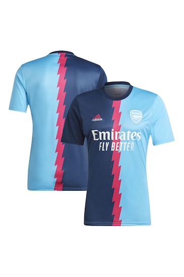 adidas Blue Arsenal Pre Match Shirt