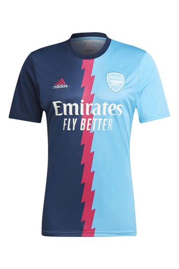 adidas Blue Arsenal Pre Match Shirt