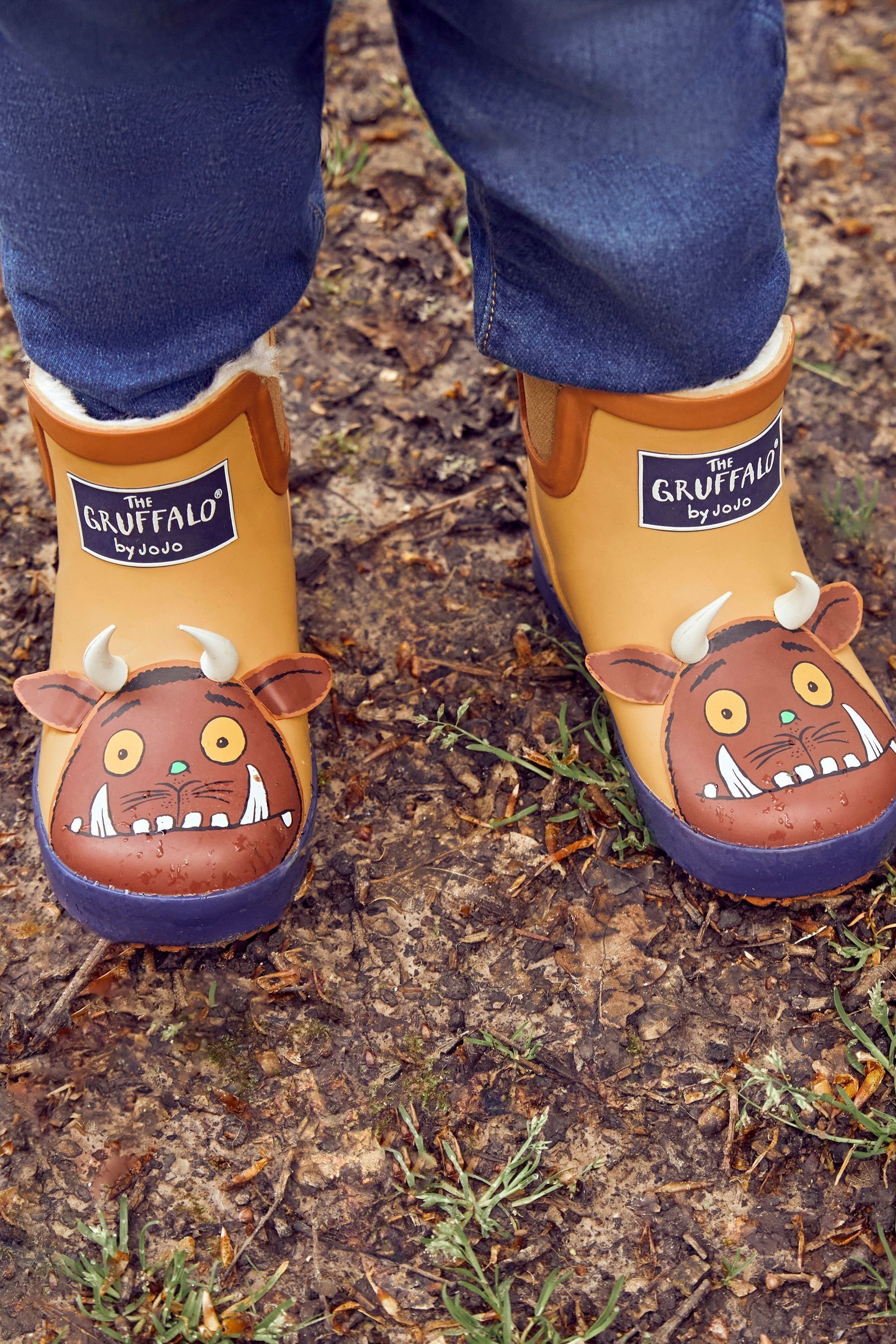 Buy JoJo Maman B b Brown Kids The Gruffalo Cosy Lined Ankle