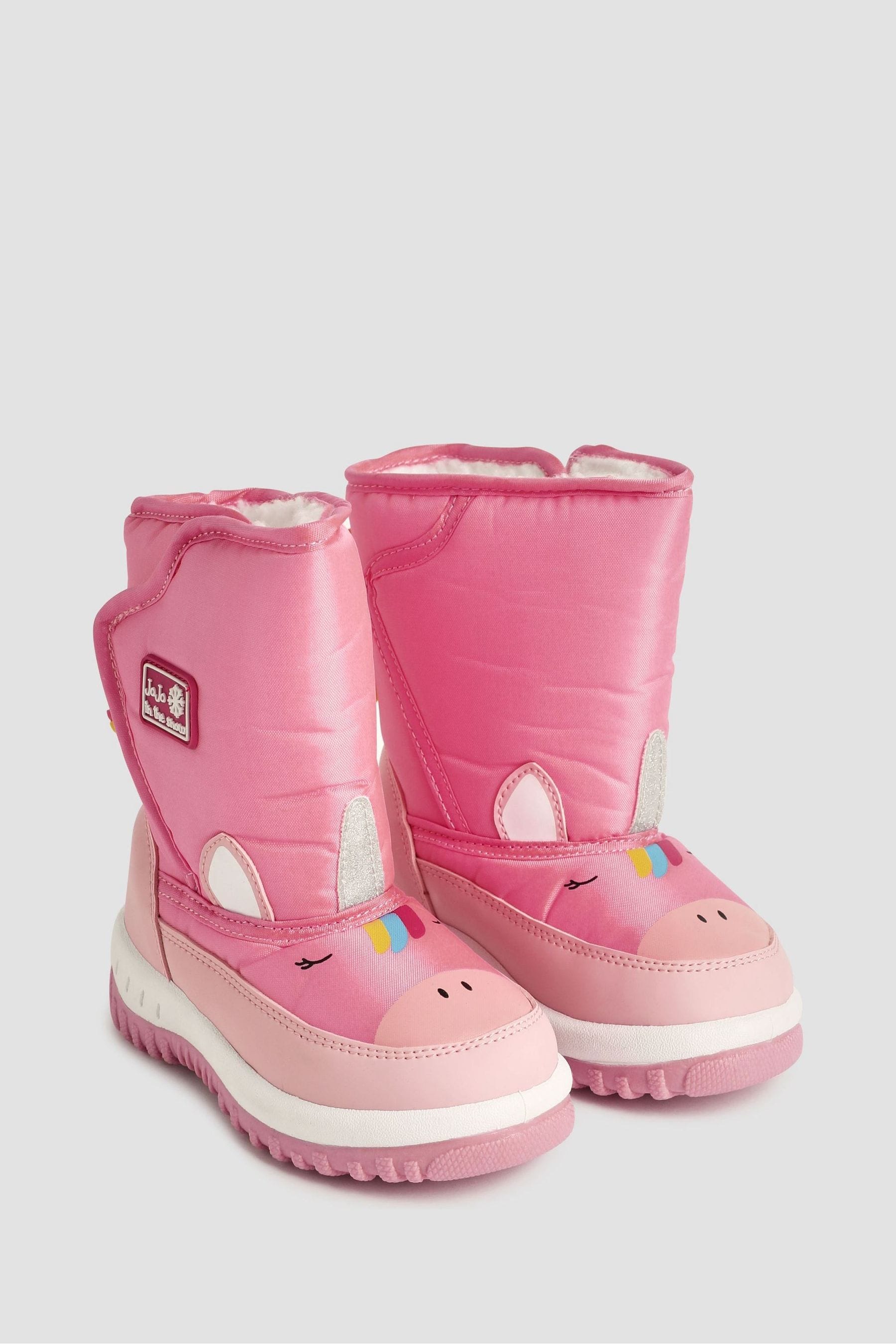 Buy JoJo Maman B b Pink Girls Unicorn Snow Boots from the Next