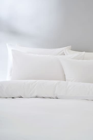 Set of 2 White Simply Soft Microfibre Pillowcases