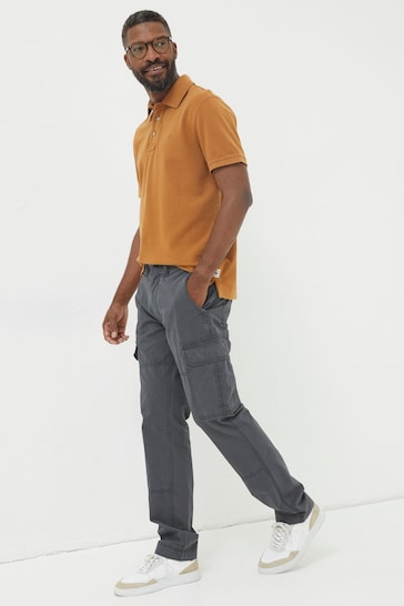 FatFace Grey Corby Ripstop Cargo Trousers