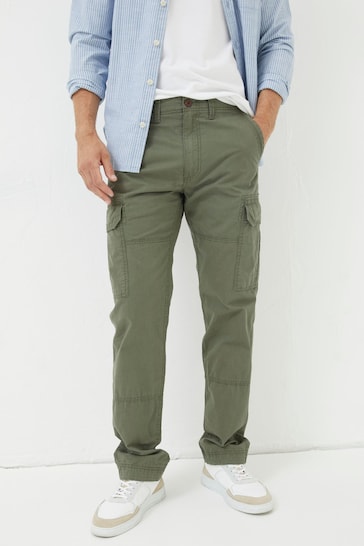 FatFace Green Corby Ripstop Cargo Trousers