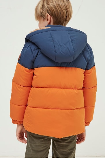 FatFace Orange Ellis Padded Jacket