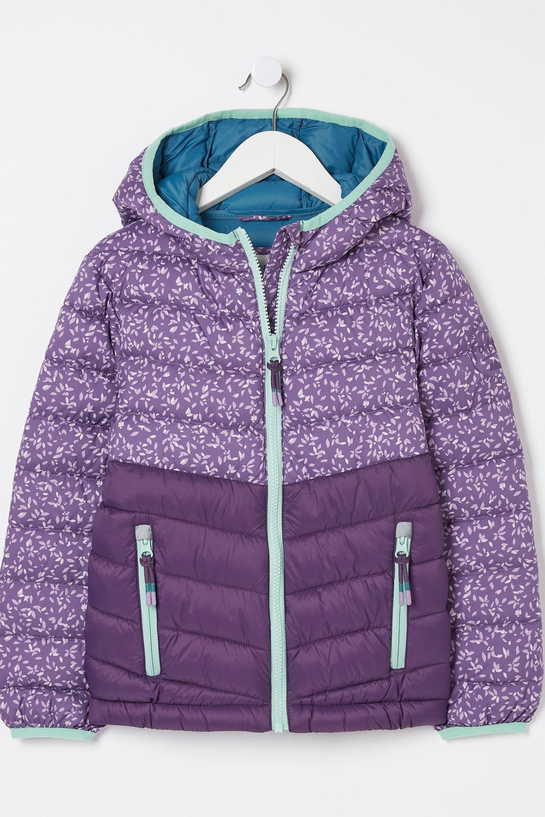 Buy FatFace Purple Poppy Padded Jacket from the Next UK online shop