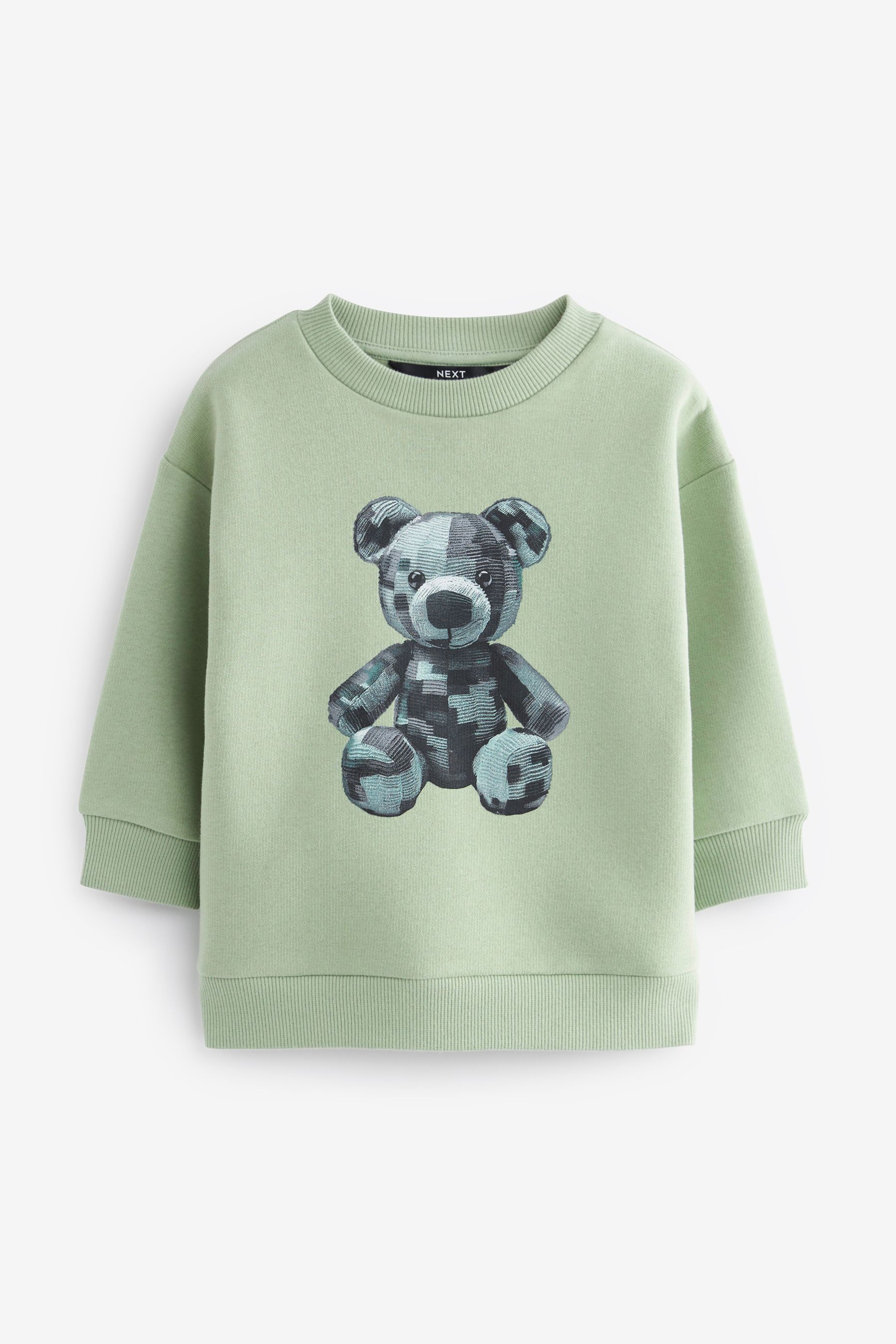 Green top bear sweatshirt