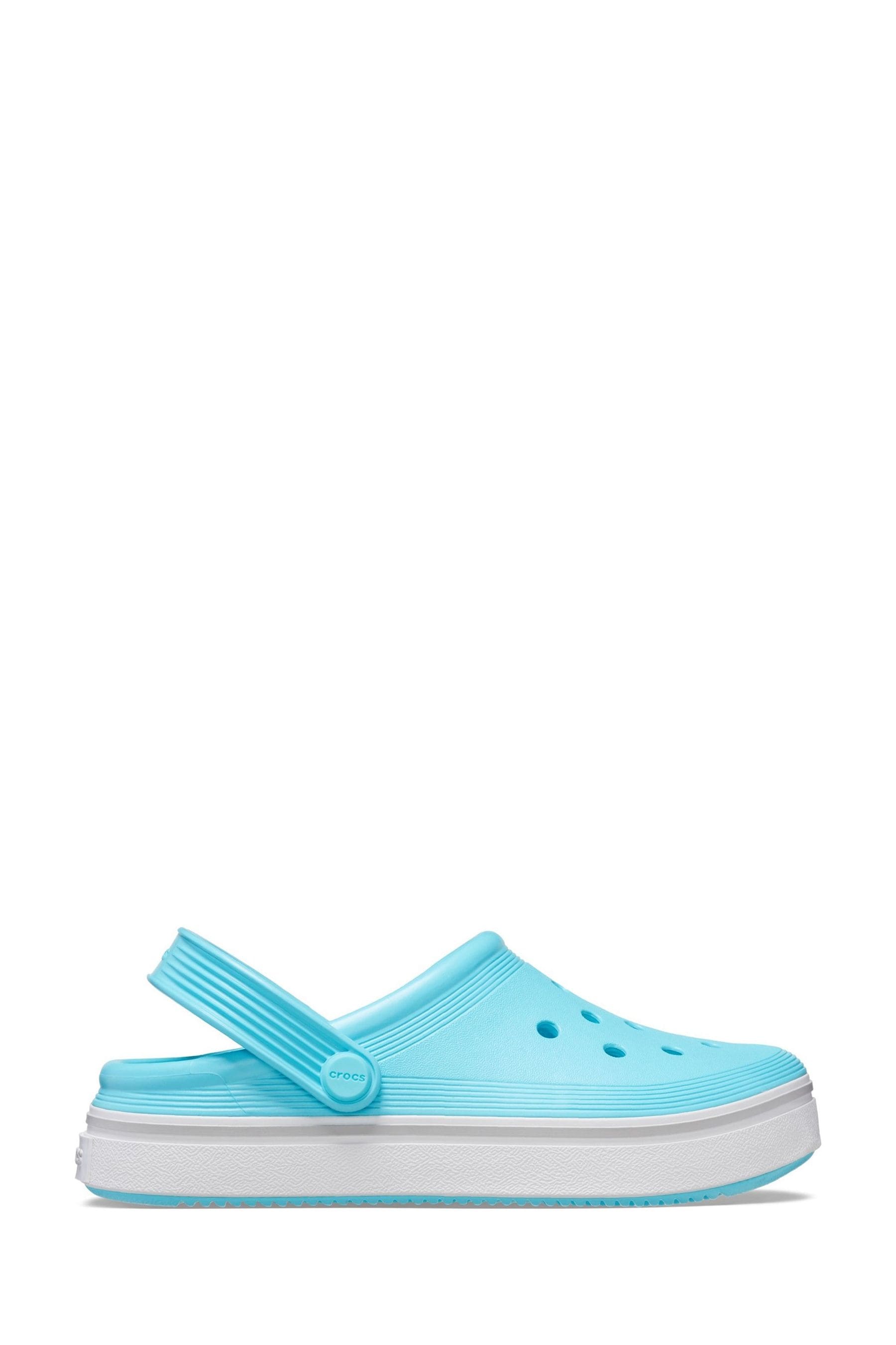 Crocs crocband ice blue white sales