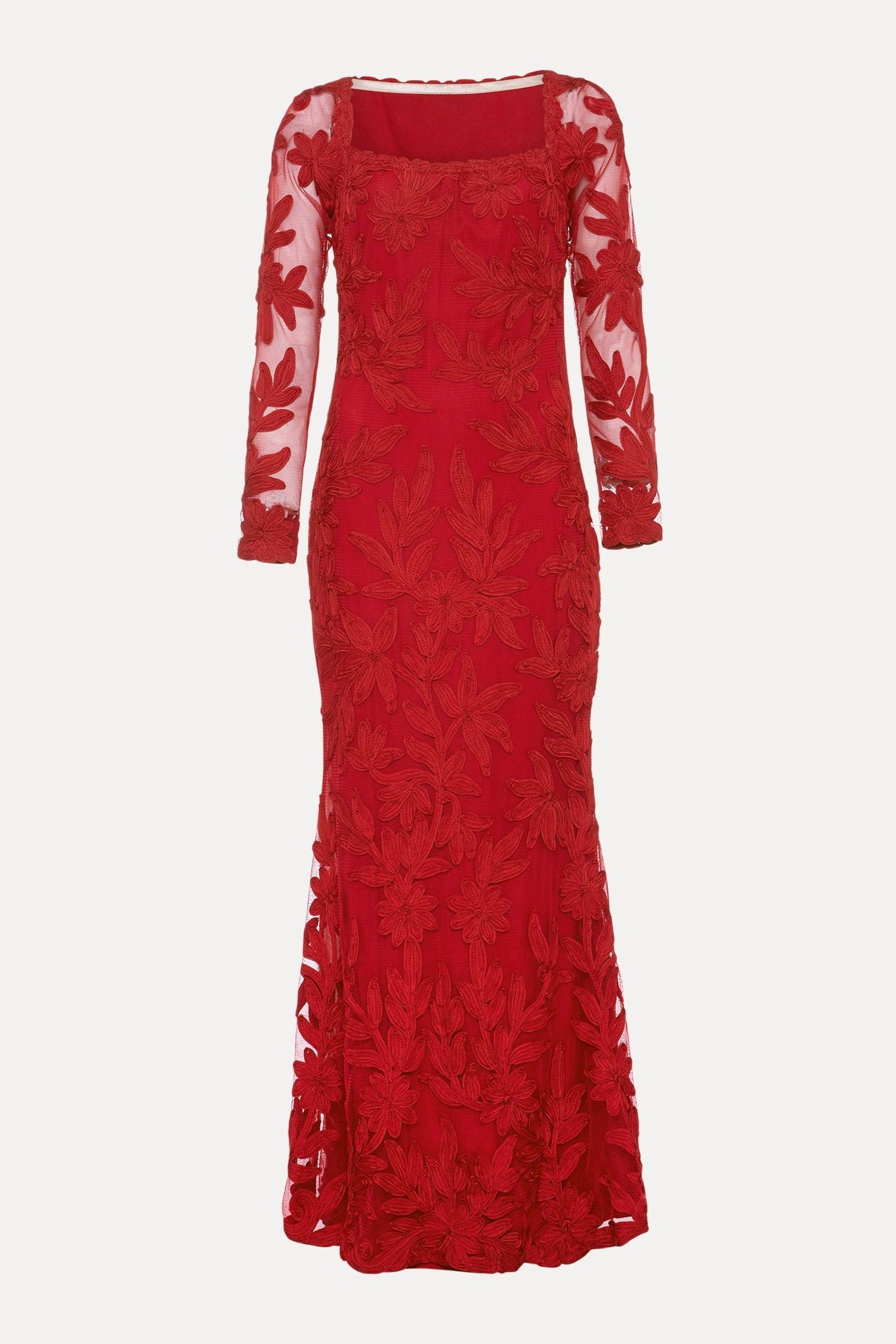 Aubree tapework top maxi dress