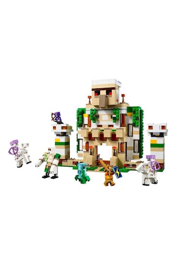 Buy LEGO Minecraft The Iron Golem Fortress 2in1 Castle Set 21250