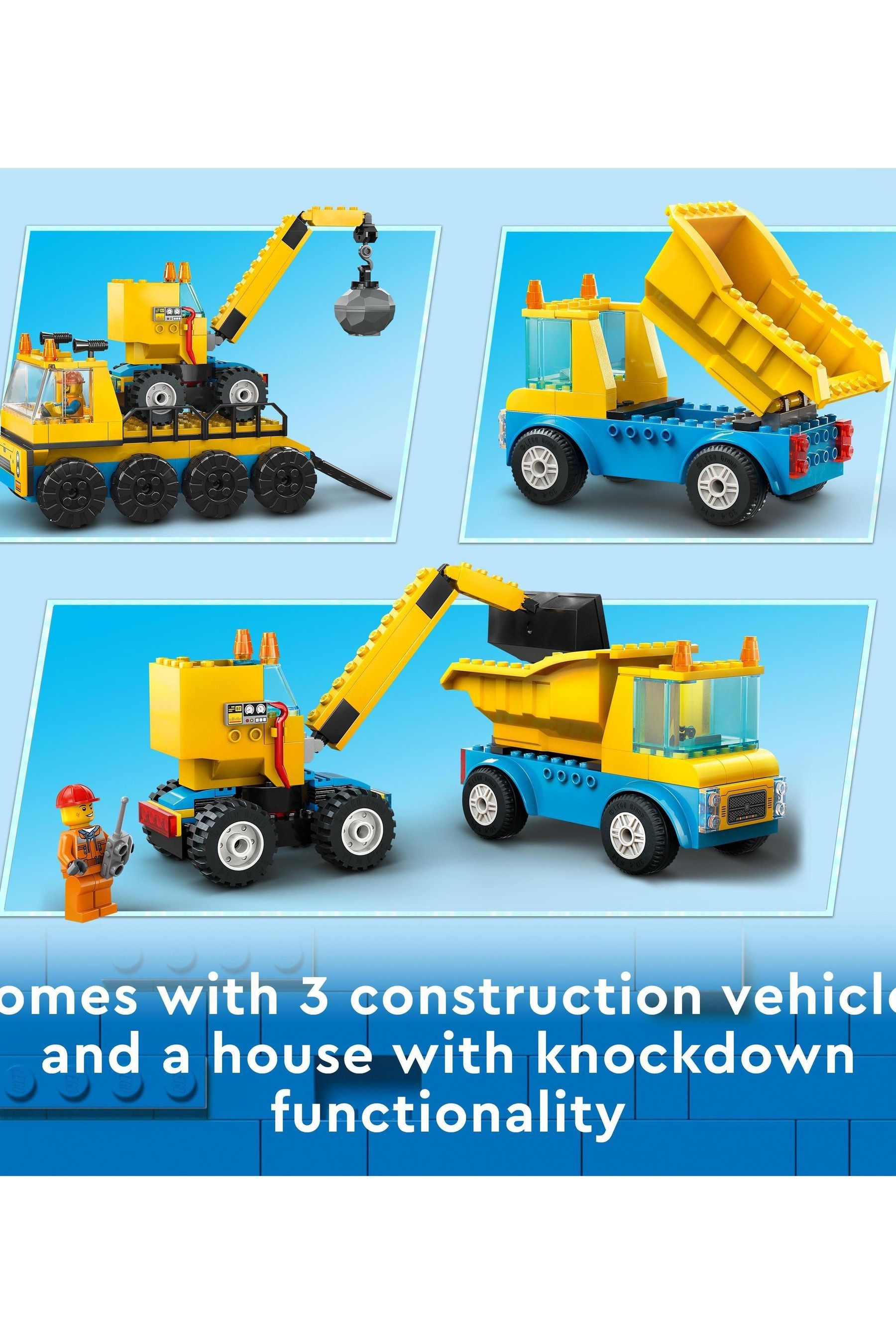 Lego wrecking ball crane shop