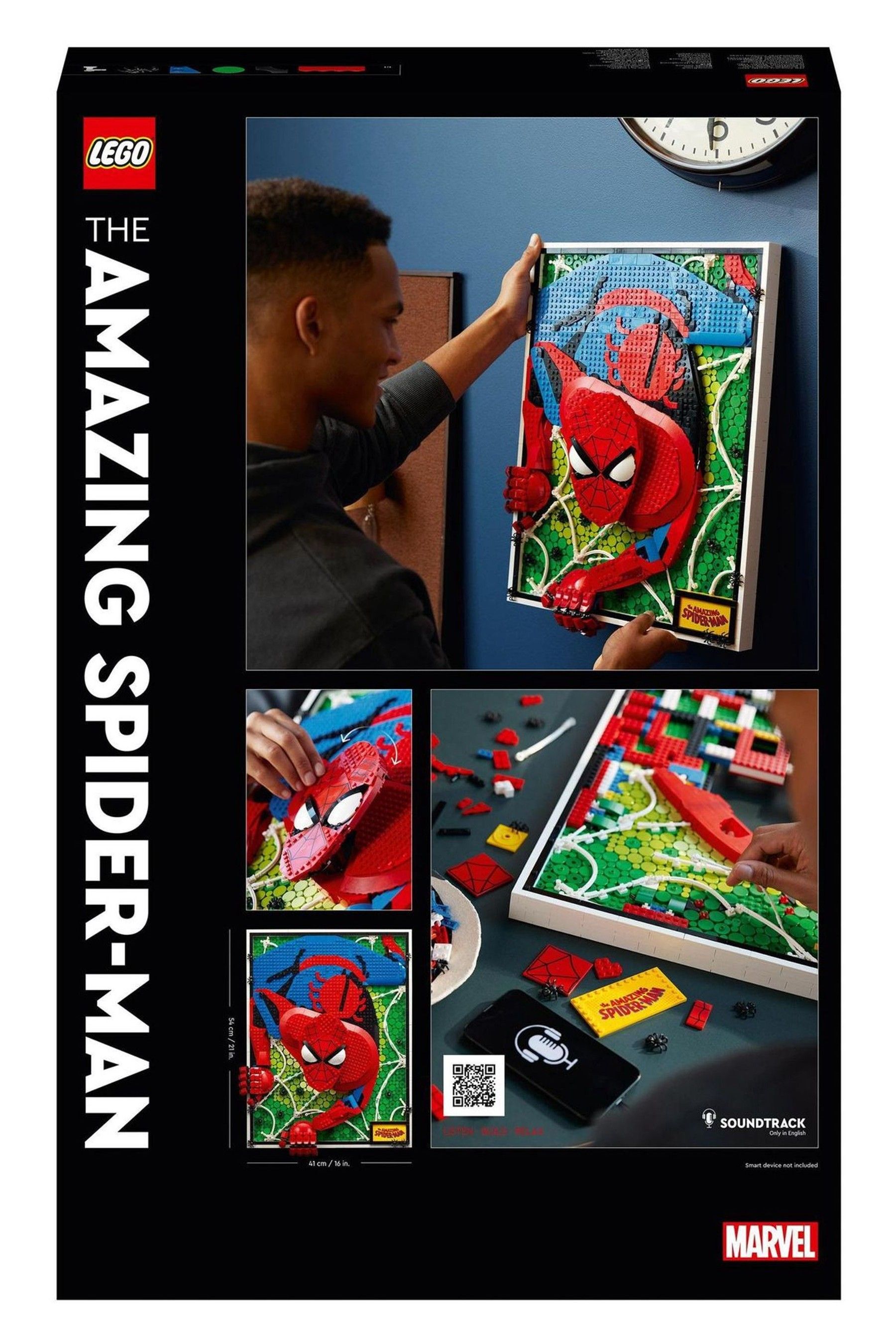Buy LEGO ART The Amazing SpiderMan 3D Poster Craft Set 31209 from
