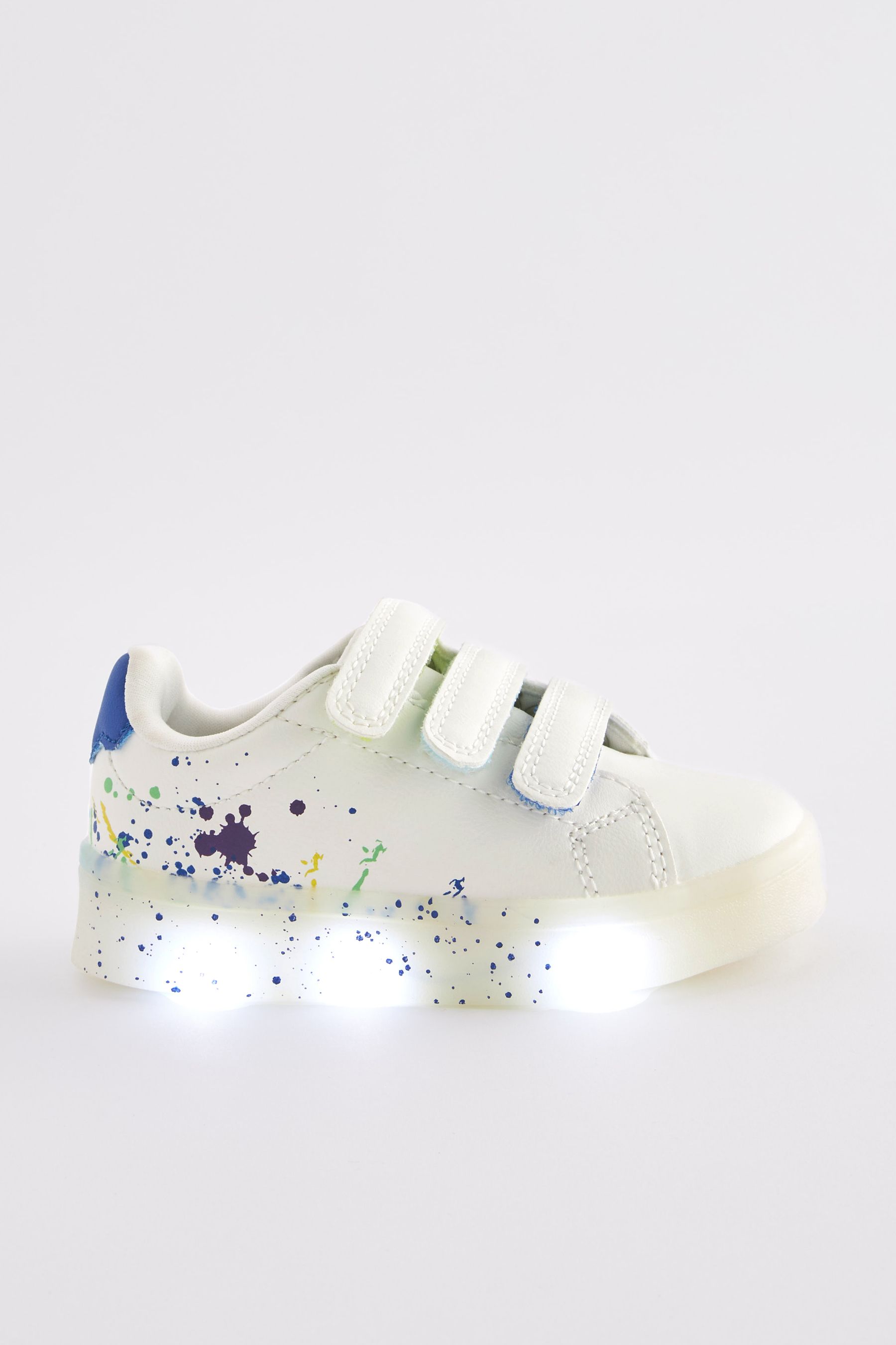 Clarks outlet flashing trainers