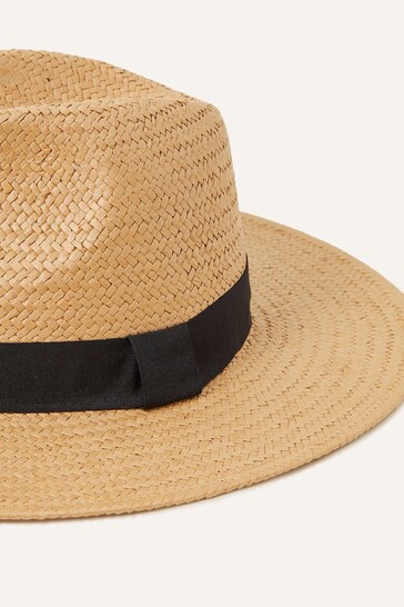 Accessorize Natural Panama Hat