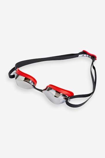 Nike Swim Black Performance Gear Swimming Goggles