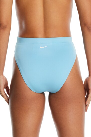 Nike Swim Blue High Waist Bottoms Bikini