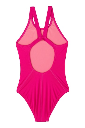 Nike Pink Nike Swim Hydrastrong Solid Swimsuit