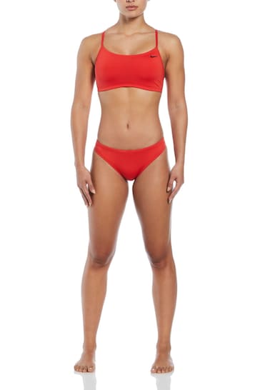 Nike Swim Red Racerback Bikini Set