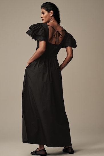 Laura Ashley Black Maxi Dress