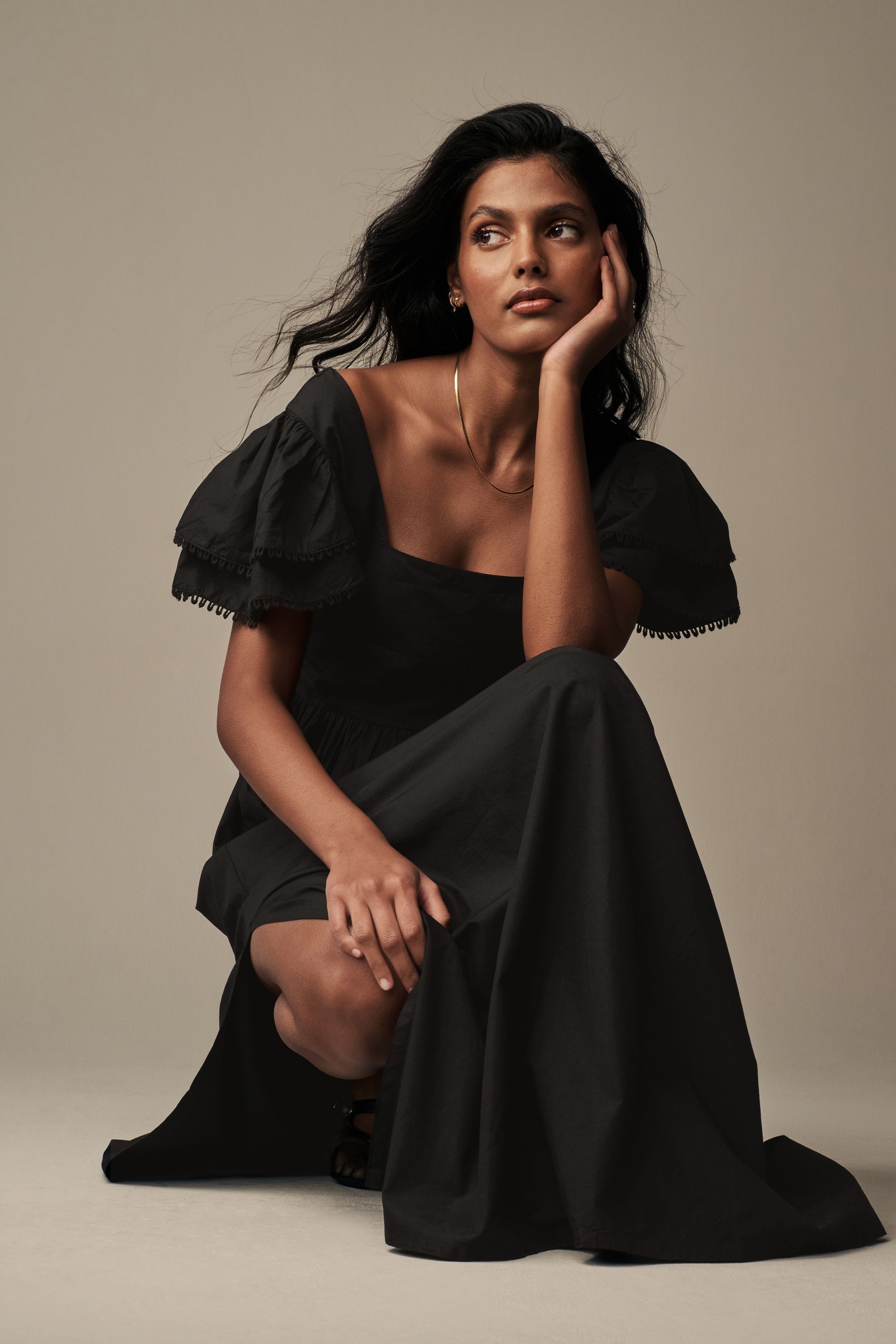 Buy Laura Ashley Black Maxi Dress from the Next UK online shop