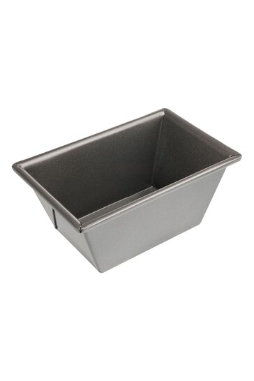 Luxe Set of 2 Grey Traditional Loaf Pans 1lb And 2lb