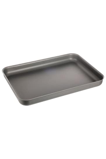 Luxe Grey 37cm Hard Anodised Deep Oven Tray