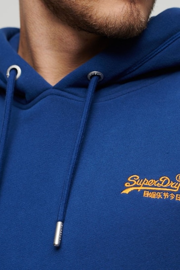 Superdry Blue Essential Logo Hoodie