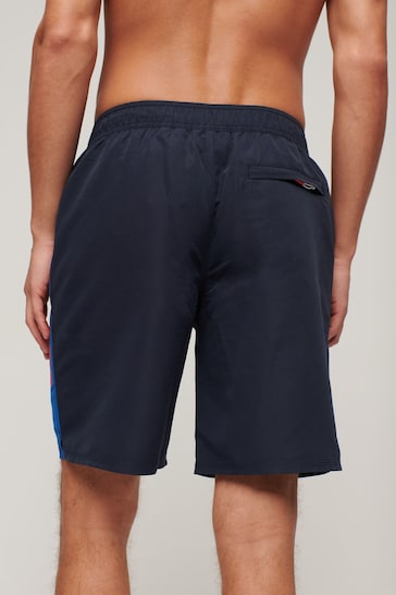 Superdry Blue Sportswear Logo 19'' Board Shorts