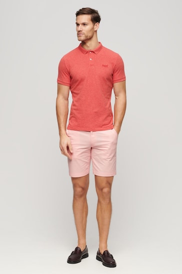 Superdry Pink Stretch Chinos Shorts