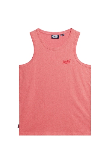 Superdry Pink Essential Logo Vest